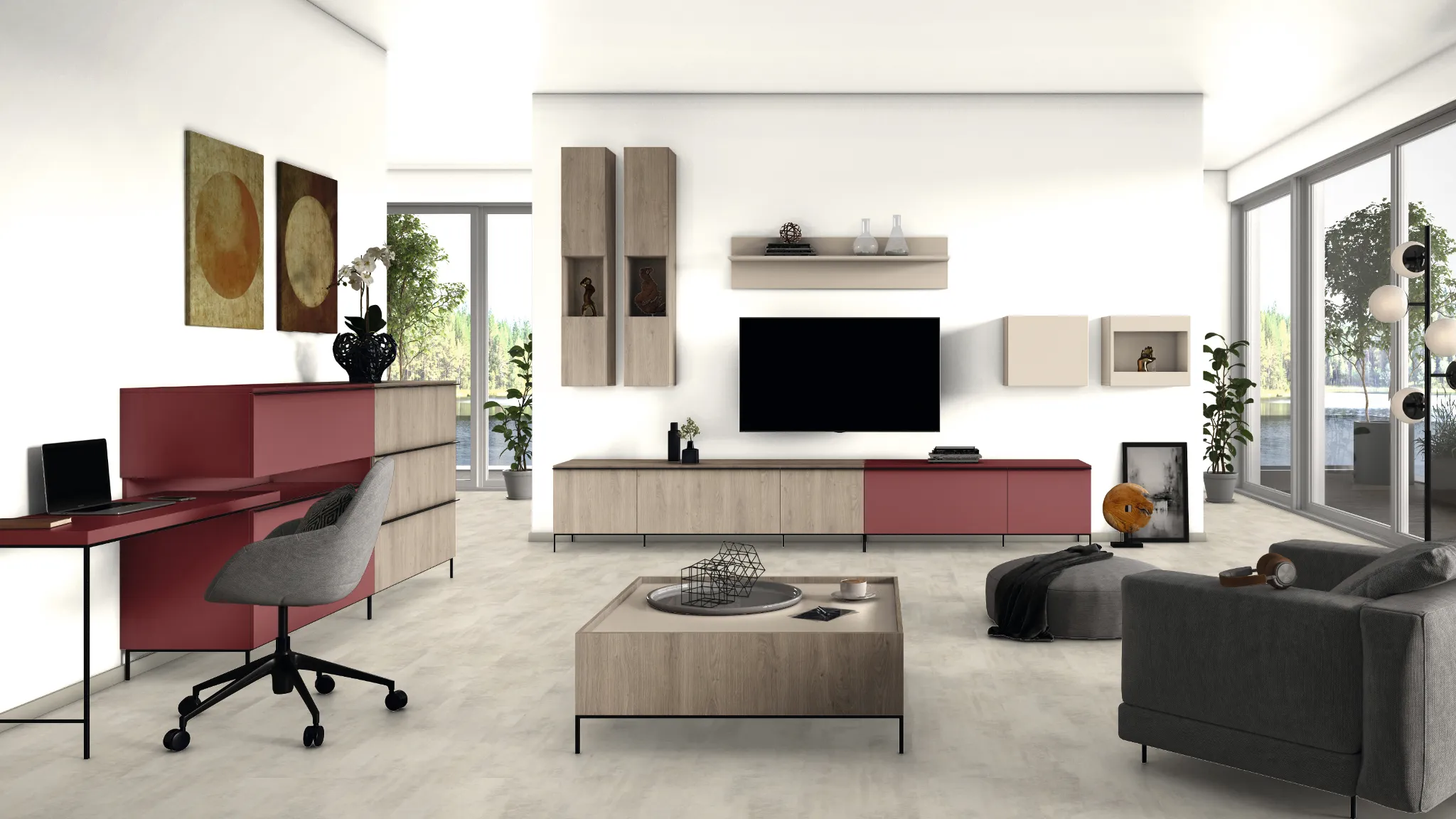 H1399 ST10 Truffle Brown Denver Oak - Image 3